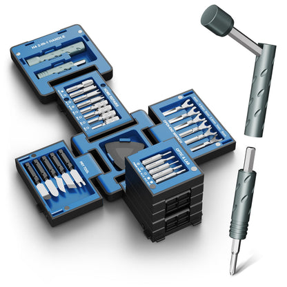 Selnivo™ Tools CubeFIX 55-in-1 Tool Cube Home & Precision Magnetic Toolkit