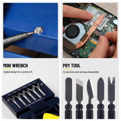 Selnivo™ Tools CubeFIX 55-in-1 Tool Cube Home & Precision Magnetic Toolkit