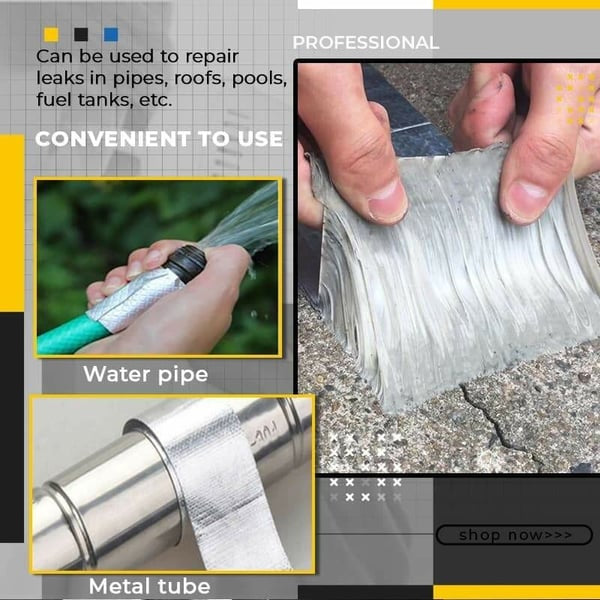 Peel, Press, Seal💧Selnivo™ Aluminum Butyl Tape Creates a Strong Waterproof Seal🔧