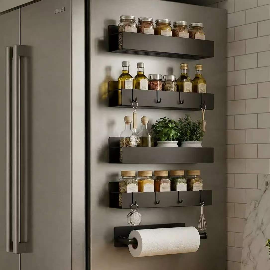 🚐 RV Fridge Magnetic Shelves | Space-Saving Set