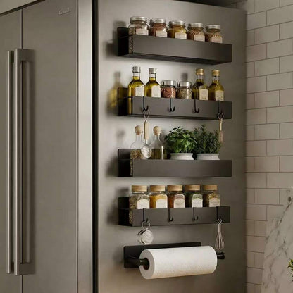 🚐 RV Fridge Magnetic Shelves | Space-Saving Set