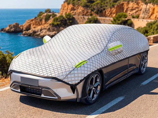 🥳2026 HOT SALE🥳💞50,000+ SOLD!👵❤️ 50% OFF! Thick Partial Car Cover – Sun and Snow Protection