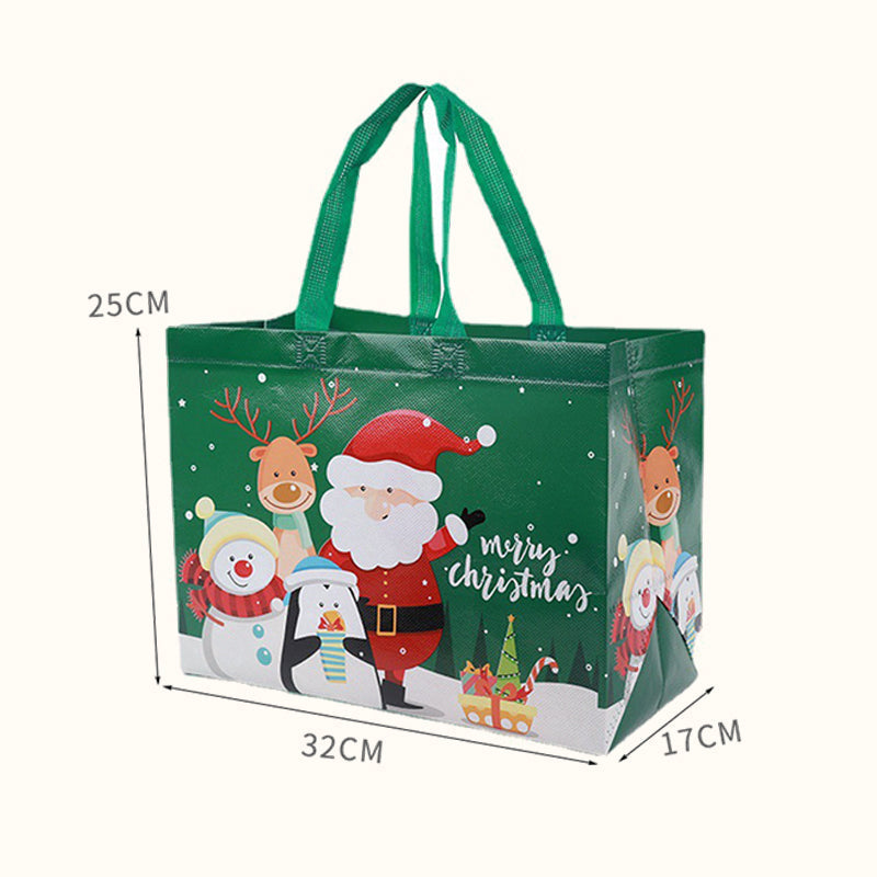 ♻️Best Gift For Kids ♻️🎁Halloween & Christmas Non-Woven Candy Tote Bag🎁