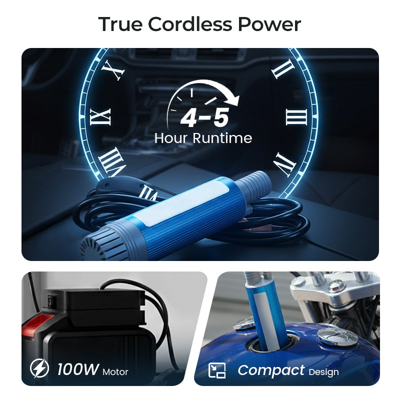 🥇【Industrial-Grade High-Efficiency Choice】38mm High-Power Oil/Water Pump Kit💯｜Portable Design｜Easy to Carry｜Versatile Applications!🌟