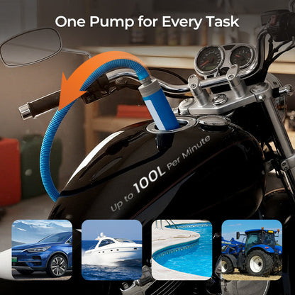 🥇【Industrial-Grade High-Efficiency Choice】38mm High-Power Oil/Water Pump Kit💯｜Portable Design｜Easy to Carry｜Versatile Applications!🌟