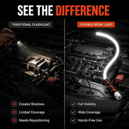 Flexible Hands-Free LED Work Light