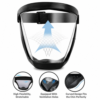 🛡 Selnivo™ Full-Face Protective Visor – Face, Eye & Respiratory Protection