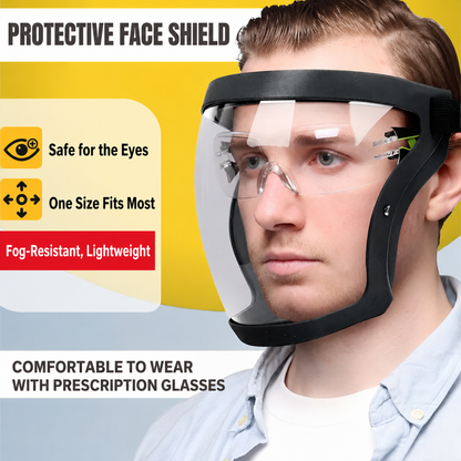 🛡 Selnivo™ Full-Face Protective Visor – Face, Eye & Respiratory Protection