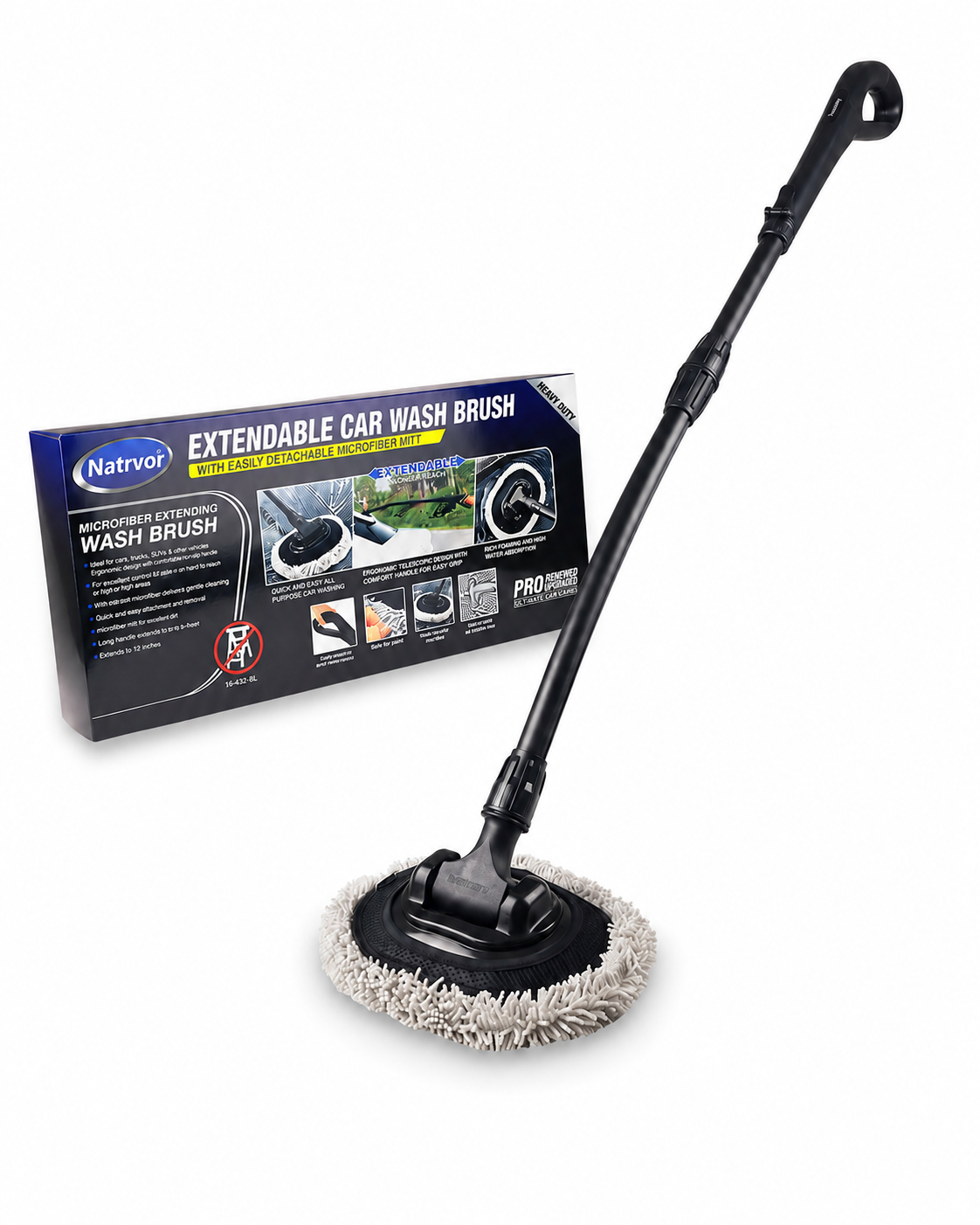 Natrvor™ Pro Extendable Car Wash Brush