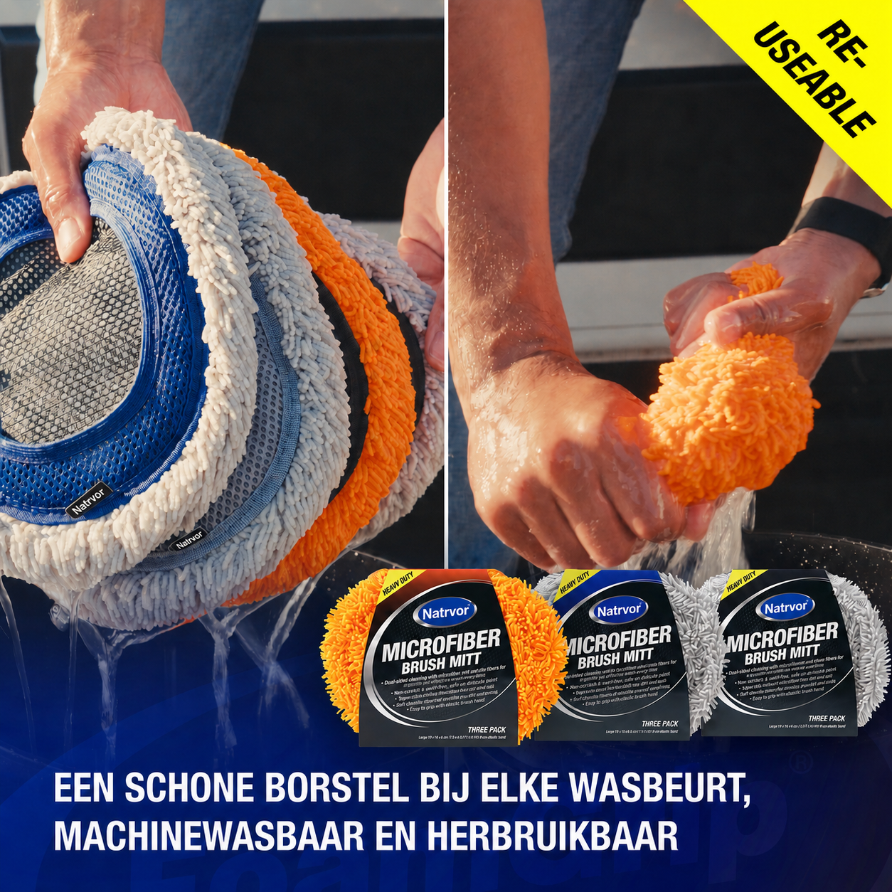 Natrvor™ Pro Extendable Car Wash Brush
