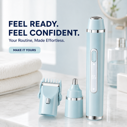 ✨ 3-in-1 Women’s Electric Grooming Trimmer – Trim, Shave & Detail with Ease
