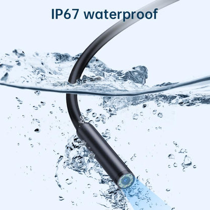 📷 1920P HD Endoscope Camera, 8 LED Lights Semi-Rigid Borescope for iOS & Android