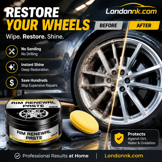 🏆 Last Day Special Price £8.99 ! 🔥Buy 2 Get 1 Free🎁All-in-One Wheel Care & Restoration Paste