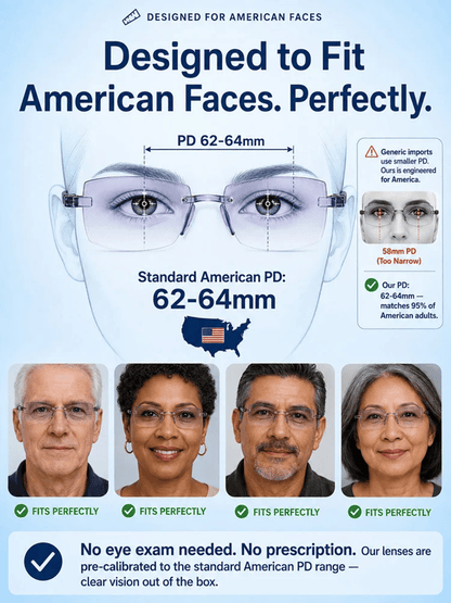 🔥Last Day 50% OFF -[Regain Your Youthful Vision] Smart Zoom Diamond-Cut Reading Glasses