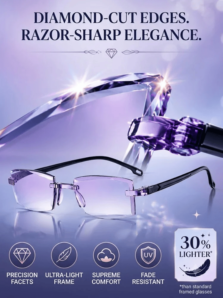 🔥Last Day 50% OFF -[Regain Your Youthful Vision] Smart Zoom Diamond-Cut Reading Glasses
