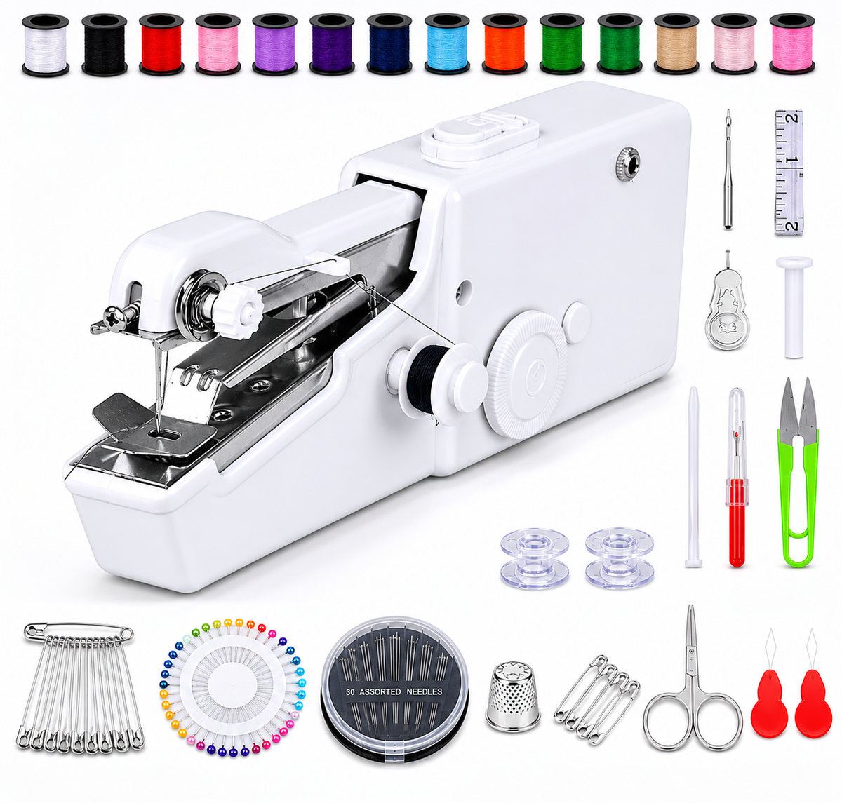 ADAMIT Handy Palm-Size Sewing Machine Kit