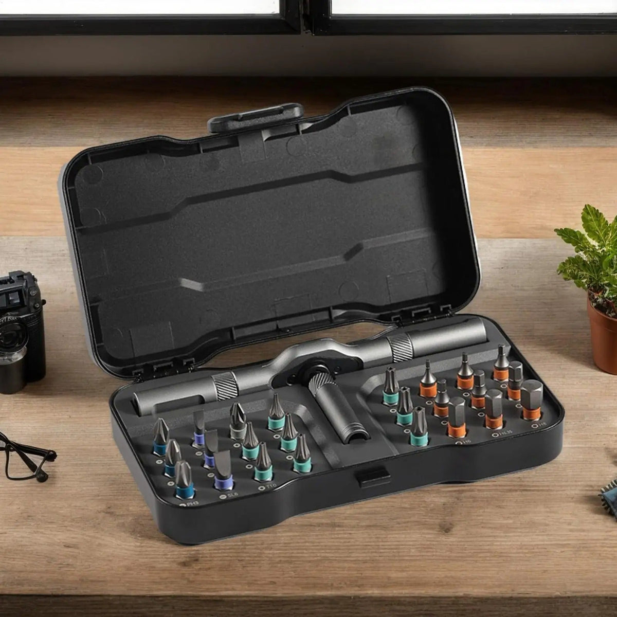 Screwdriver set for everyday repair tasks