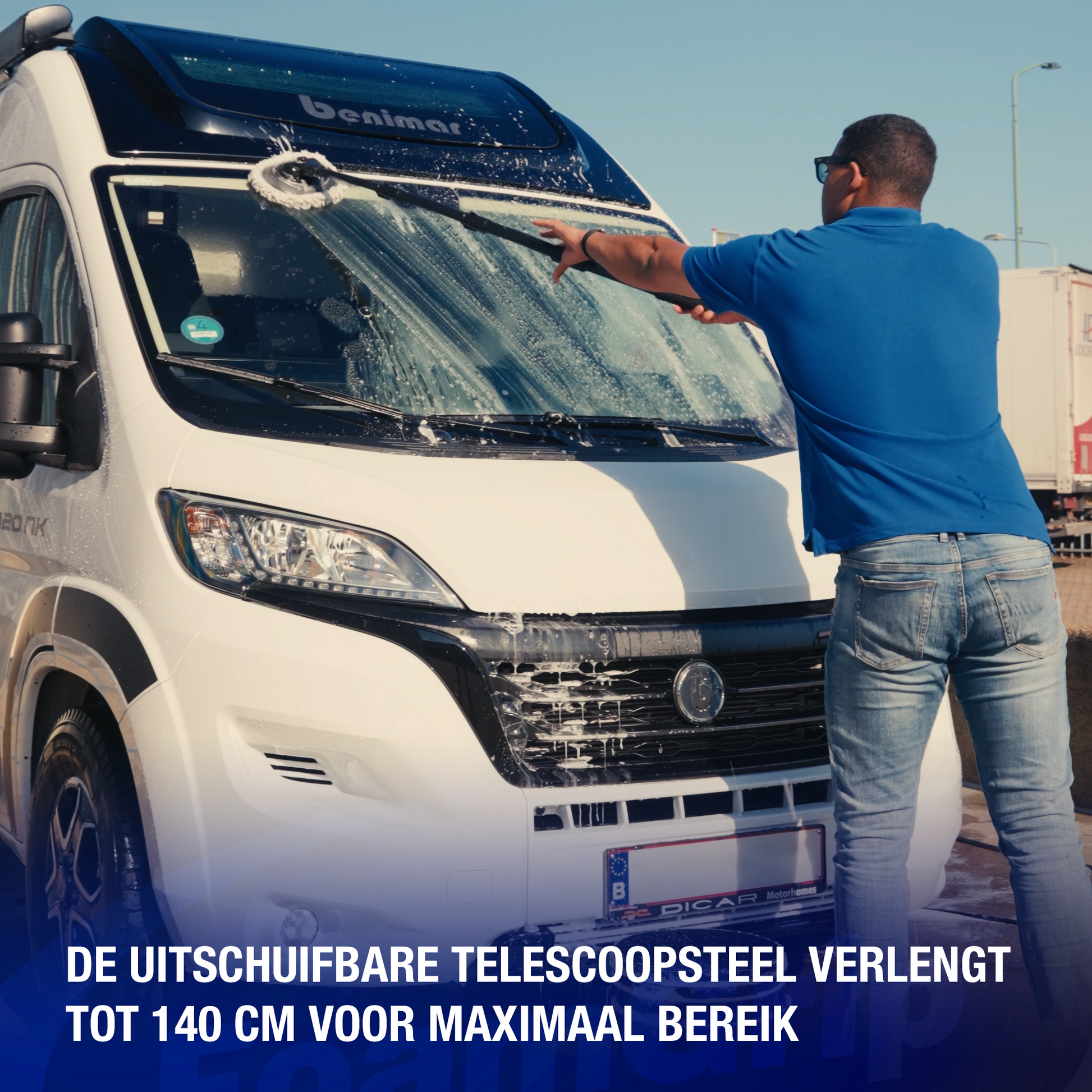 FoamGrip Maxi Uitschuifbare Autowasborstel
